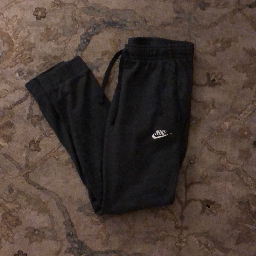 Grey Nike joggers